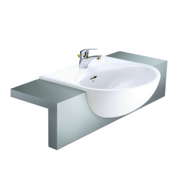 C021 Helen Semi Recessed Basin