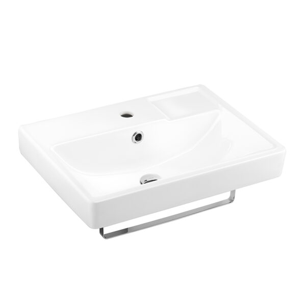 SC006317 Pose Wall Hung Basin with Towel Bar