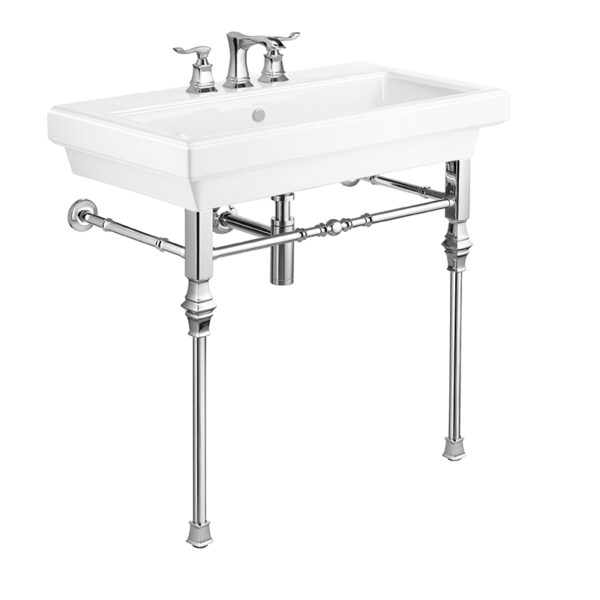 SC0341 Wall Hung Basin with Decorative Pedestal