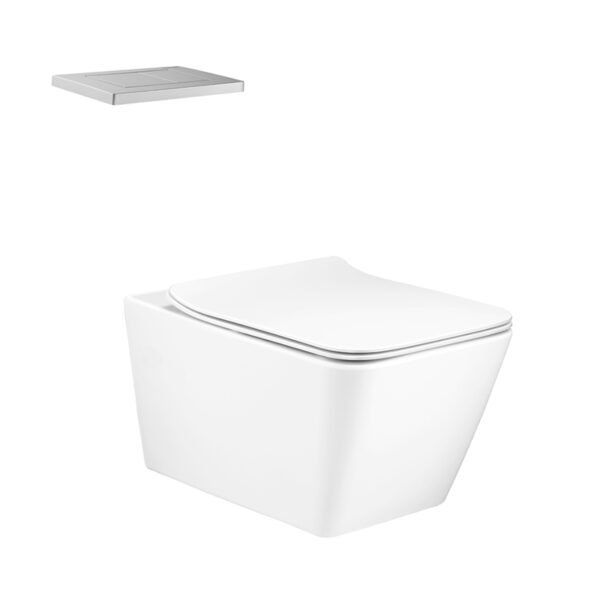 SC197627(T) Simply Modish Wall Hung Toilet With Concealed tank (P-Trap) (Top Flush)