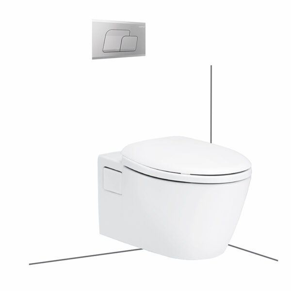SC1986(F) Charisma Wall hung comcealed tank toilet (Front Flush) (P-Trap)