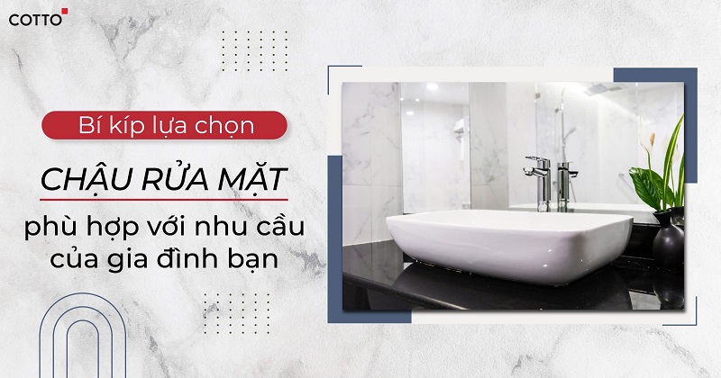 Gợi ý chậu rửa mặt